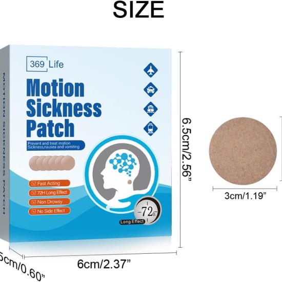 369 Life Motion Sickness Patch